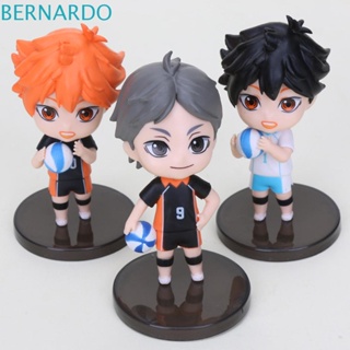 Bernardo ฟิกเกอร์ Haikyuu Yu Nishinoya Tobio Kageyama ขนาด 10 ซม. ของเล่นสําหรับเด็ก