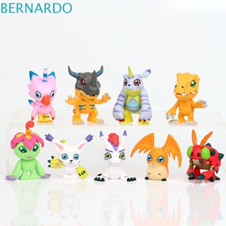 Bernardo โมเดลตุ๊กตาฟิกเกอร์ PVC รูป Digimon Adventure 9 ชิ้น ต่อชุด