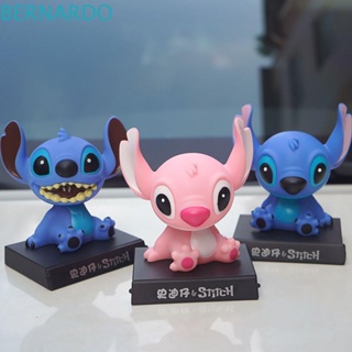 Bernardo โมเดลตุ๊กตาฟิกเกอร์ อนิเมะ Stitch Shaking Head ของเล่นสําหรับเด็ก