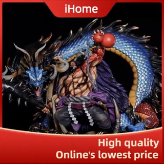 Ihome * โมเดลฟิกเกอร์ One Piece Kaido Dragon Type Kaido Wano Country Four Emperors Beasts ขนาดใหญ่ สีดํา สําหรับตกแต่ง