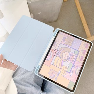 เคส พร้อมช่องใส่ดินสอ สําหรับ Ipad Air 5th Air 4 Ipad Pro 11 Ipad 10th 9 Th 8 7 Gen Mini 6