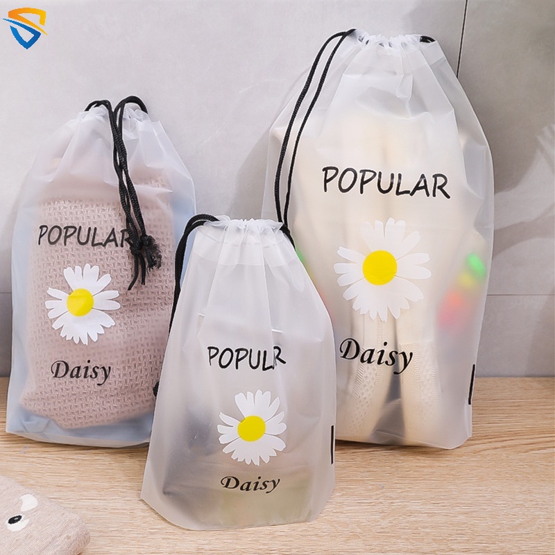 กระเป๋าเครื่องสําอาง กระเป๋าออแกไนเซอร์ แบบหูรูด กันน้ํา จุของได้เยอะ แบบพกพา สําหรับเดินทาง