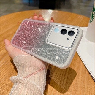 เคสโทรศัพท์มือถือ ซิลิโคนนิ่ม TPU ใส กันกระแทก แต่งกลิตเตอร์ ระยิบระยับ สําหรับ Vivo V29 2023 V29 V27 Pro V29Pro V27E V27Pro V29 5G 2023