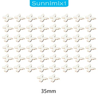 [Sunnimix1] แผ่นไม้ ไม่สําเร็จรูป สําหรับทํางานฝีมือ ตกแต่งสมุดภาพ ห้องเรียน DIY 50 ชิ้น