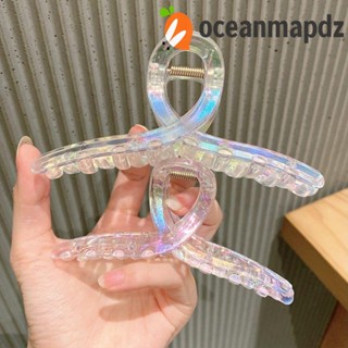 Oceanmapdz กิ๊บติดผม แบบใส สไตล์เกาหลี เครื่องประดับผม นางเงือก สําหรับผู้หญิง