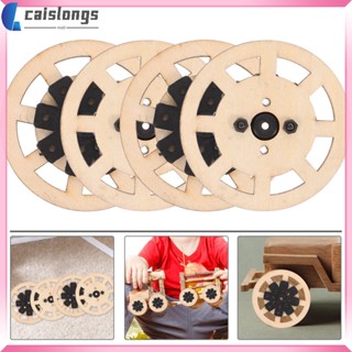 Caislongs อะไหล่ล้อรถของเล่น แบบพกพา ทนทาน 4 ชิ้น