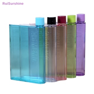 Ruisurshine ขวดน้ําพลาสติกใส เป็นมิตรกับสิ่งแวดล้อม แบบพกพา สําหรับโน้ตบุ๊ก