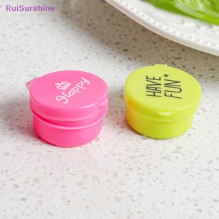 Ruisurshine กล่องซอสมะเขือเทศ น้ําผึ้ง ซอส ทรงกลม ขนาดเล็ก 1/4 ชิ้น