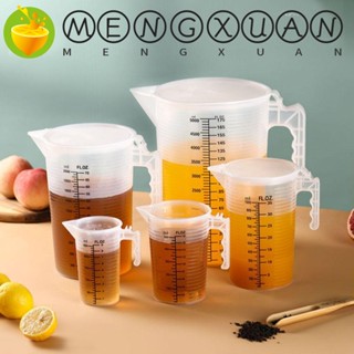 Mengxuan ถ้วยตวง ขนาดเล็ก จุของได้เยอะ พร้อมฝาปิด สําหรับร้านเครื่องดื่มวิทยาศาสตร์