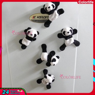 1pcs10cm น่ารัก PANDA ตู้เย็นสติกเกอร์สไตล์จีนสร้างสรรค์สัตว์ของขวัญเครื่องใช้ในบ้าน