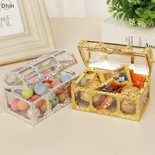 [Dhin] กล่องของขวัญ แบบใส รูปทรงหน้าอก สําหรับใส่ขนมหวาน DIY COD