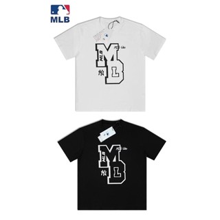 เสื้อยืดแขนสั้น พิมพ์ลาย MLB NYY แฟชั่นสําหรับผู้ชาย และผู้หญิง