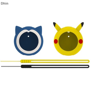 [Dhin] เคสซิลิโคน ลายการ์ตูนอนิเมะ Pokémon Go Plus + Kawaii Pika กันกระแทก พร้อมเชือก สําหรับ Pokemon Go Plus + COD