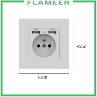 [Flameer] ซ็อกเก็ตชาร์จไฟฟ้า USB สําหรับเครื่องใช้ในครัวเรือน