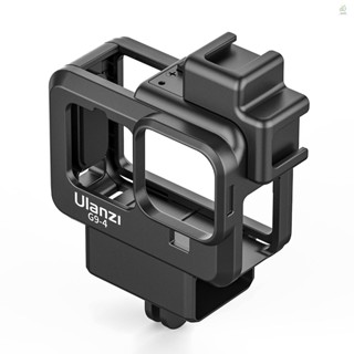 MIT Ulanzi G9-4 Action Camera Video Cage Plastic Vlog Case Protective Housing with Dual Cold Shoe Mount 52mm Filter Adapter Extension Accessory Replacement for   10/9