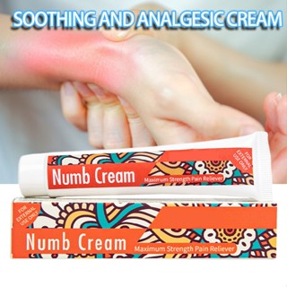 Numb Cream Maximum Strength Pain Reliever Soothing Relief for Painful Burning