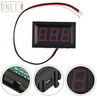 【ONCEMOREAGAIN】Useful Voltage Blue LED 1pc Meter Display Mini DC 5-120V Voltmeter Voltmeter