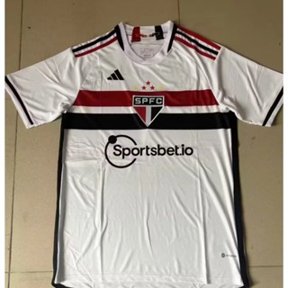 เสื้อกีฬาแขนสั้น ลายทีม Sao Paulo 23-24 ชุดเหย้า