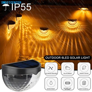 โคมไฟ LED พลังงานแสงอาทิตย์ กันน้ํา ประหยัดพลังงาน สําหรับตกแต่งสวน รั้ว กลางแจ้ง