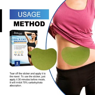 Oil and Fat Absorption Blocker Pre-Meal Patch Fat Reducing and Weight Loss Patch