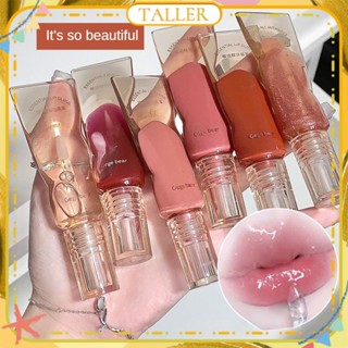 ✧Ready Stcok Gegebear Du Run Essence Lip Gloss Honey Water Gloss Mirror Transparent Glass Moisturizing Lip Oil ง่ายต่อการสี Long Lasting Lip Makeup TALLER