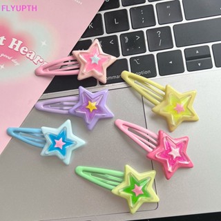 Flyup Kawaii กิ๊บติดผม รูปดาวห้าแฉก Y2k สีแคนดี้ น่ารัก เครื่องประดับ สําหรับผู้หญิง TH