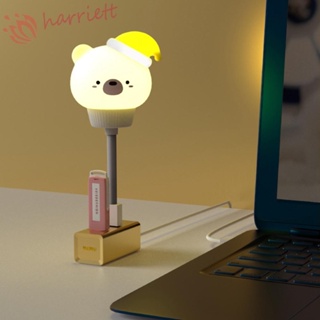 Harriett โคมไฟกลางคืน ลายการ์ตูนคริสต์มาส เสียบ USB พร้อมรีโมตคอนโทรล สําหรับตกแต่งห้องนอน