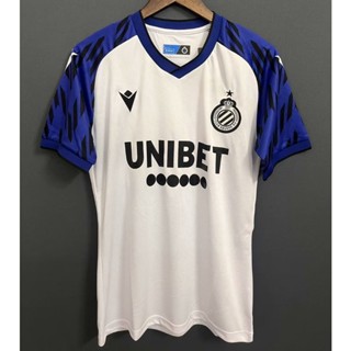 เสื้อกีฬาแขนสั้น ลายทีมชาติฟุตบอล Brugge White Jersey S-XXL 23-24 ชุดเหย้า แห้งเร็ว สําหรับผู้ชาย