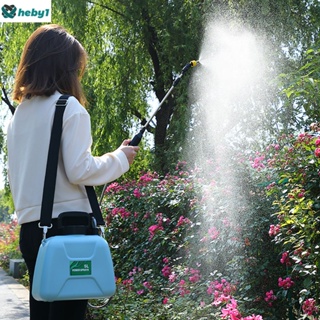 สวนไหล่เครื่องพ่นสารเคมีไฟฟ้า 5L รดน้ำการเกษตรสามารถ Atomizing รดน้ำขวดชาร์จ Garden Sprayer heby1