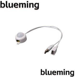 Blueming2 สายไฟ LED 5V เซนเซอร์ร่างกายมนุษย์ ขนาดเล็ก สีขาว