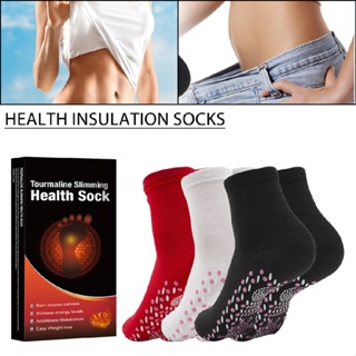 Tourmaline Thermal Circulation Acupressure Self-Heating Slimming Health Socks