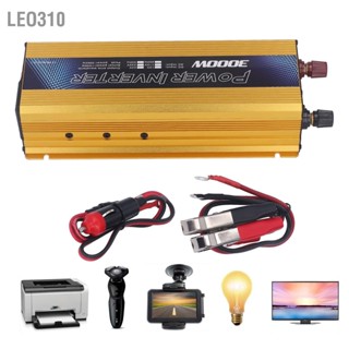 Leo310 รถอินเวอร์เตอร์ไฟฟ้า Sine Wave Converter พร้อมพอร์ต USB พัดลมระบายความร้อน 3000W DC 12V เป็น AC