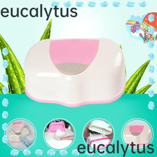 Eucalytus1 กล่องทิชชู่เปียกเด็ก แบบพกพา ใช้ซ้ําได้ สําหรับห้องครัว บ้าน รถยนต์