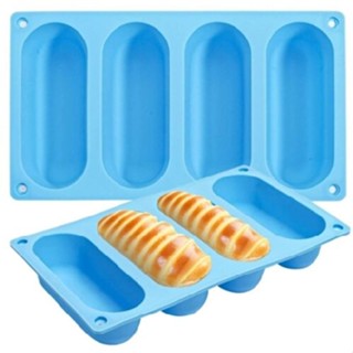 2 Pack Silicone Hot Dog Bun Pan 2 Pack Sausage Mold Bread Forms