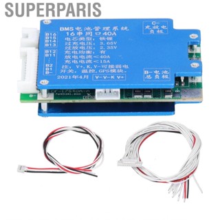 Superparis BMS Protection  Management System Board With Balance 40A 16S