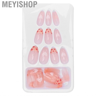 Meyishop Press On Nails  False Full Cover Tips No Peculiar Smell for Nail Salons DIY Art