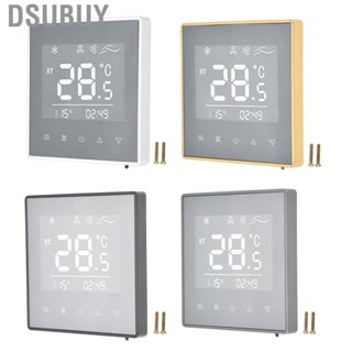 Dsubuy Digital Thermostat LCD Display Touchscreen Smart Conditioning Temperature Controller for Home Hotel AC220V