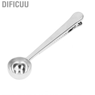 Dificuu Coffee Scoop  Grade Stainless Steel Metal 2 In 1 Function For