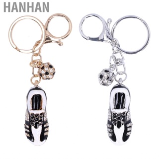 Hanhan Keychain Pendant  Fine Workmanship Sneaker Shape Rhinestone for Car Pendants Bag Ornaments