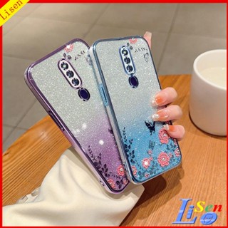 เคส OPPO F11 Pro HYB ดอกไม้ ผีเสื้อ เคสโทรศัพท์ ป้องกัน