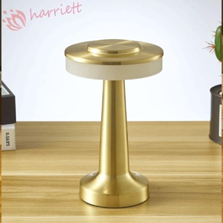 Harriett โคมไฟตั้งโต๊ะ Led พร้อมเซนเซอร์สัมผัส หรี่แสงได้ สําหรับตกแต่งห้องนอน โรงแรม ห้องนั่งเล่น