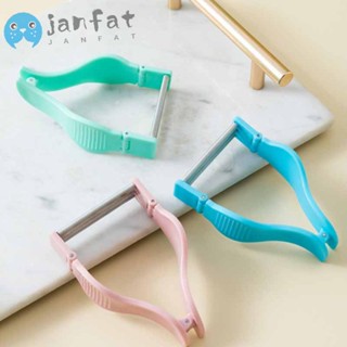 Janfat ลูกกลิ้งกําจัดขนบนใบหน้า แบบมือถือ ขนาดเล็ก DIY สําหรับผู้หญิง