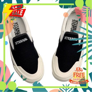 ขายดีที่สุด TOP BEST SELER /Slip On Hermoso XternalStepSure เย็บปักถักร้อย สีขาวกลาง Hf