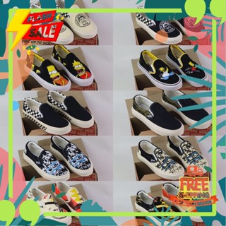 ขายดีที่สุด รองเท้าสลิปออน TOP/vans สําหรับเด็กผู้ชาย และเด็กผู้หญิง