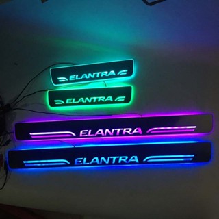 แผ่นกันรอยประตูรถยนต์ led สําหรับ Elantra drives AVANTE