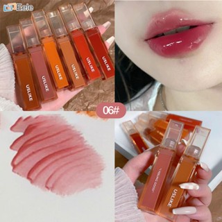 USLIKE Glass Doodle Lip Glaze กันน้ำและไม่ซีดจาง Non-stick Cup ลิปสติก Lasting Daily Lip Gloss ↑Eele