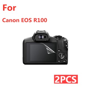 2 ชิ้นสำหรับ For Canon EOS R100 กล้องฟิล์มป้องกันหน้าจอความละเอียดสูงฟิล์มกระจกนิรภัยป้องกันการระเบิด