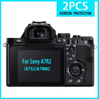 2PCS เหมาะสำหรับ For Sony A7R2/A7S2/A7RM2 กล้องป้องกันหน้าจอกล้องฟิล์มกระจกนิรภัยฟิล์ม