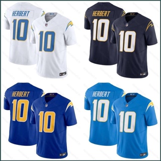 เสื้อกีฬาแขนสั้น ลายทีมชาติฟุตบอล Justin Herbert F.U.S.E. SY3 NFL Los Angeles Chargers เสื้อยืดกีฬาฟุตบอล พลัสไซซ์ YS3