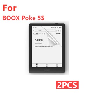 2PCS เหมาะสำหรับ For BOOX Poke 5S ป้องกันหน้าจอฟิล์ม HD Anti-Scratch ฟิล์มกระจกนิรภัยใสแท็บเล็ตฟิล์ม